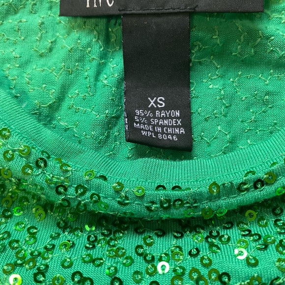 INC sparkly sequin top - Picture 4 of 5